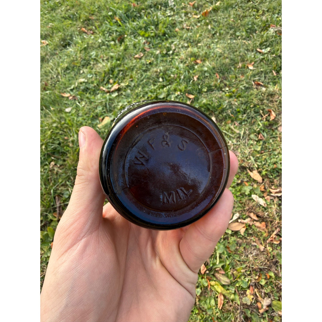 Vintage G. Weber Brewing Co. Pre-Prohibition Amber Beer Bottle Theresa Wis