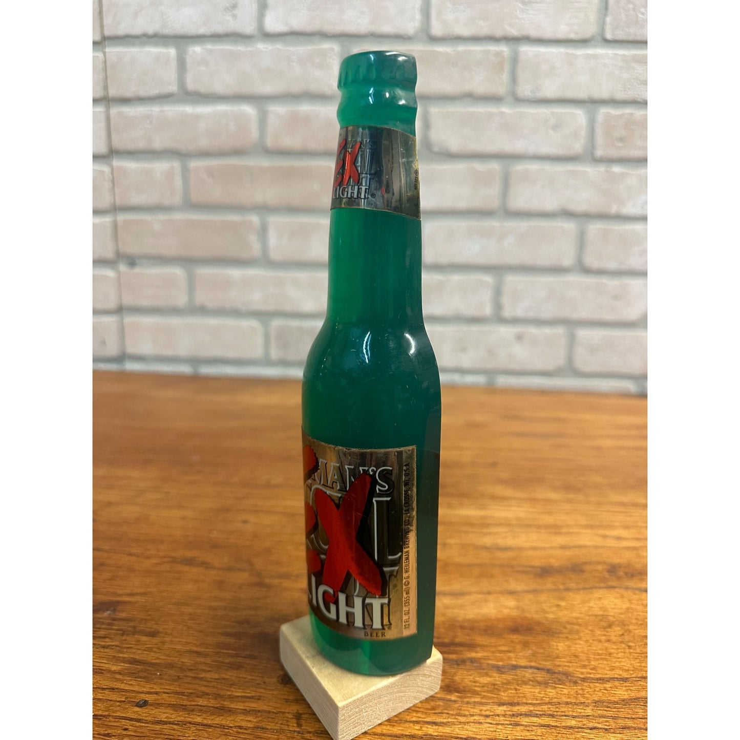 Vintage Heileman's Special Export Ex Light Bottle Shaped 9" Beer Tap Handle