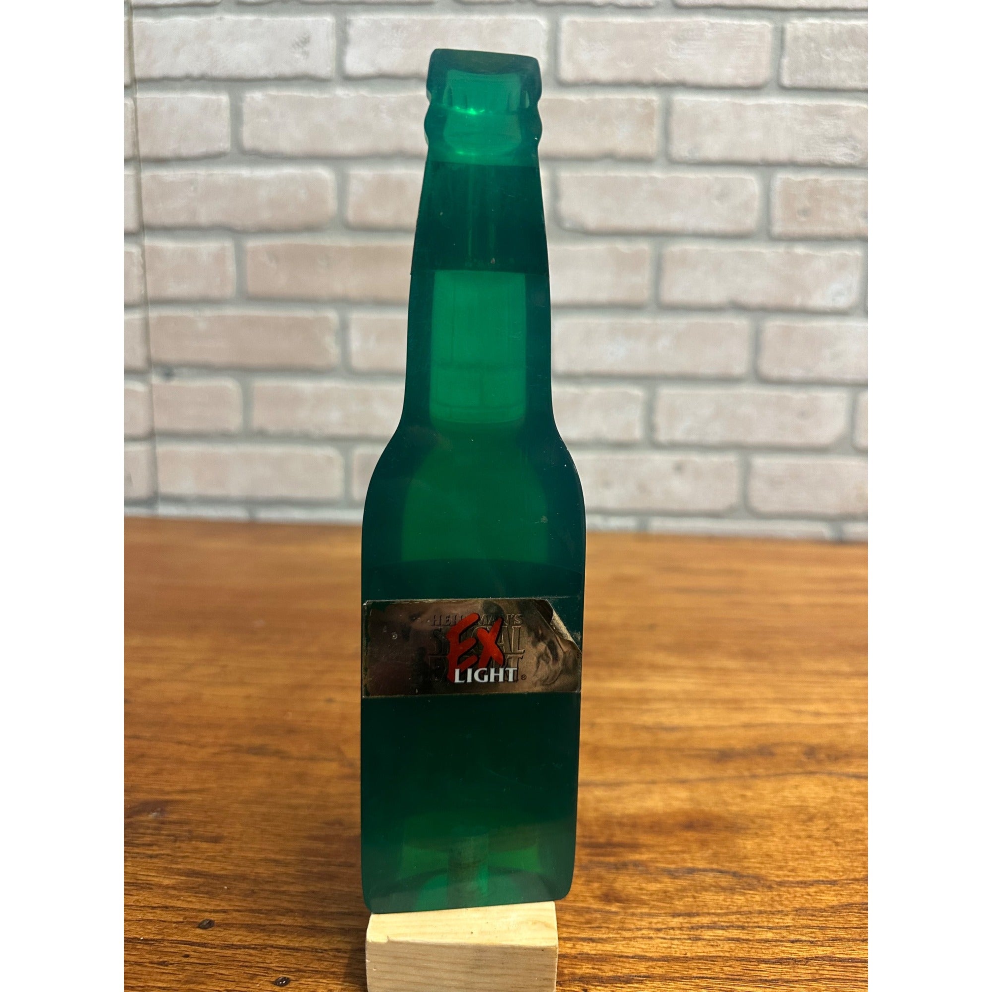 Vintage Heileman's Special Export Ex Light Bottle Shaped 9" Beer Tap Handle