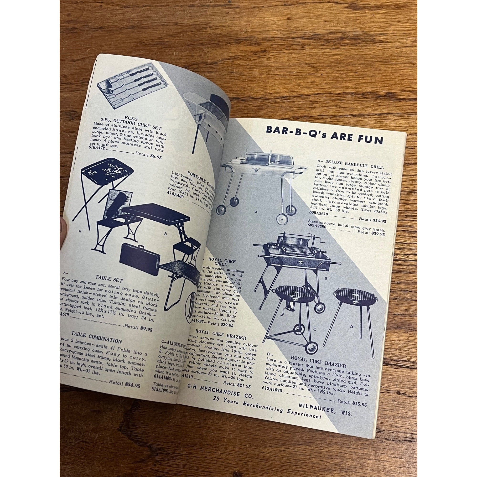 1955 G-H Merchandise Co. Milwaukee Wis Catalog Wish Book Bicycles Sporting Goods
