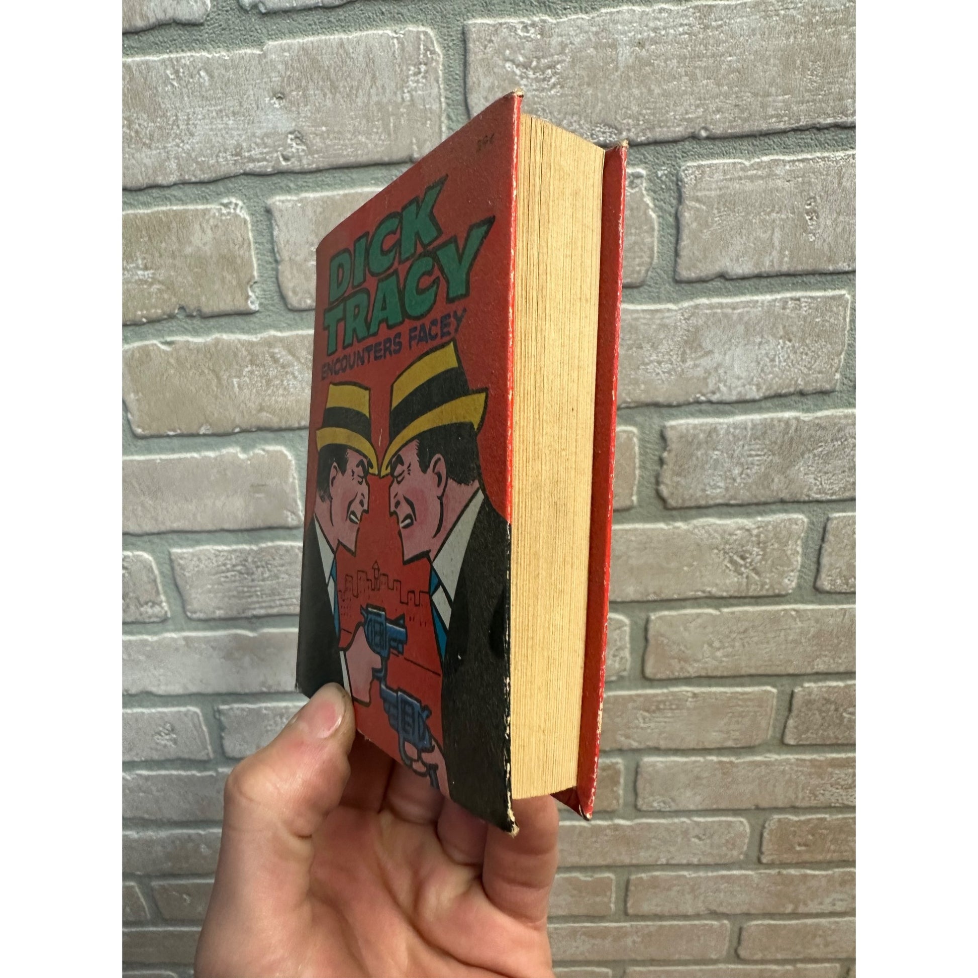 1967 Dick Tracy Encounters Facey #2001 Whitman Big Little Book