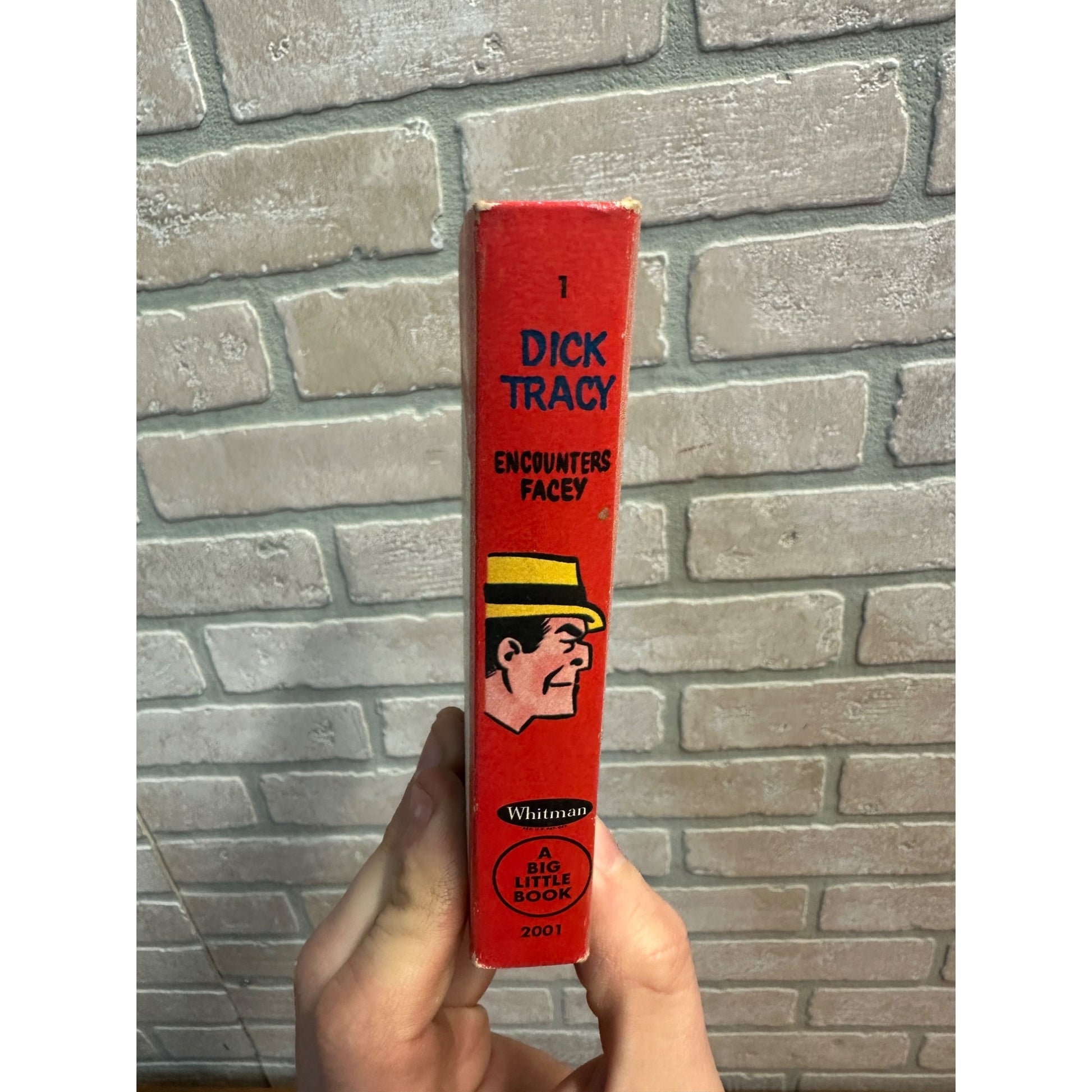 1967 Dick Tracy Encounters Facey #2001 Whitman Big Little Book