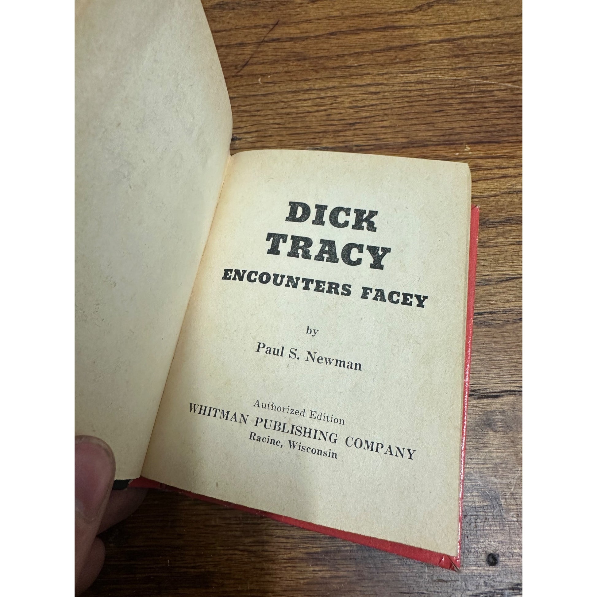 1967 Dick Tracy Encounters Facey #2001 Whitman Big Little Book