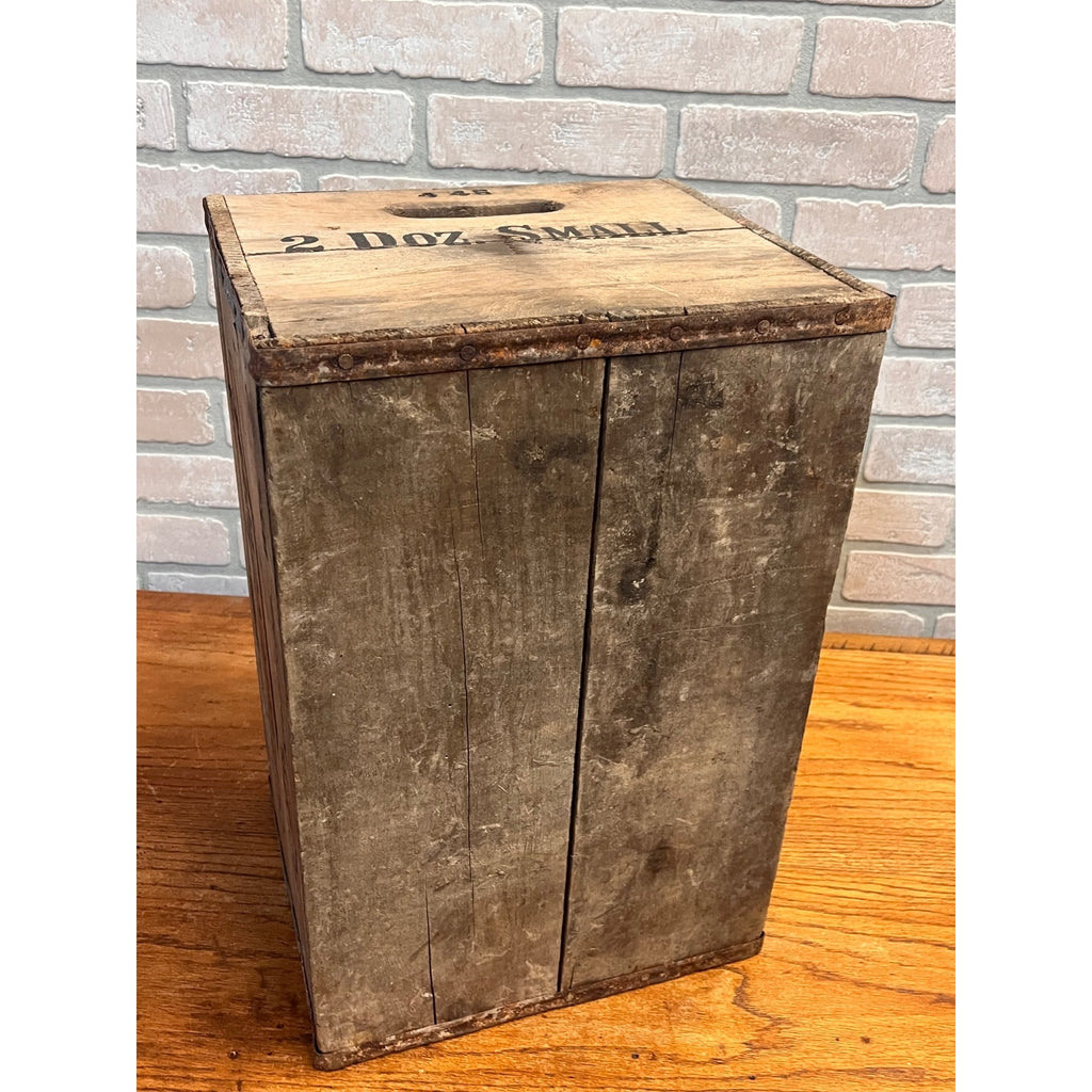 Vintage Fauerbach Beer Madison Wis Wooden Bottle Crate Case Wisconsin