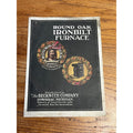 Vintage Round Oak Ironbilt Furnace Advertising Sales Brochure Promo Stove & Range