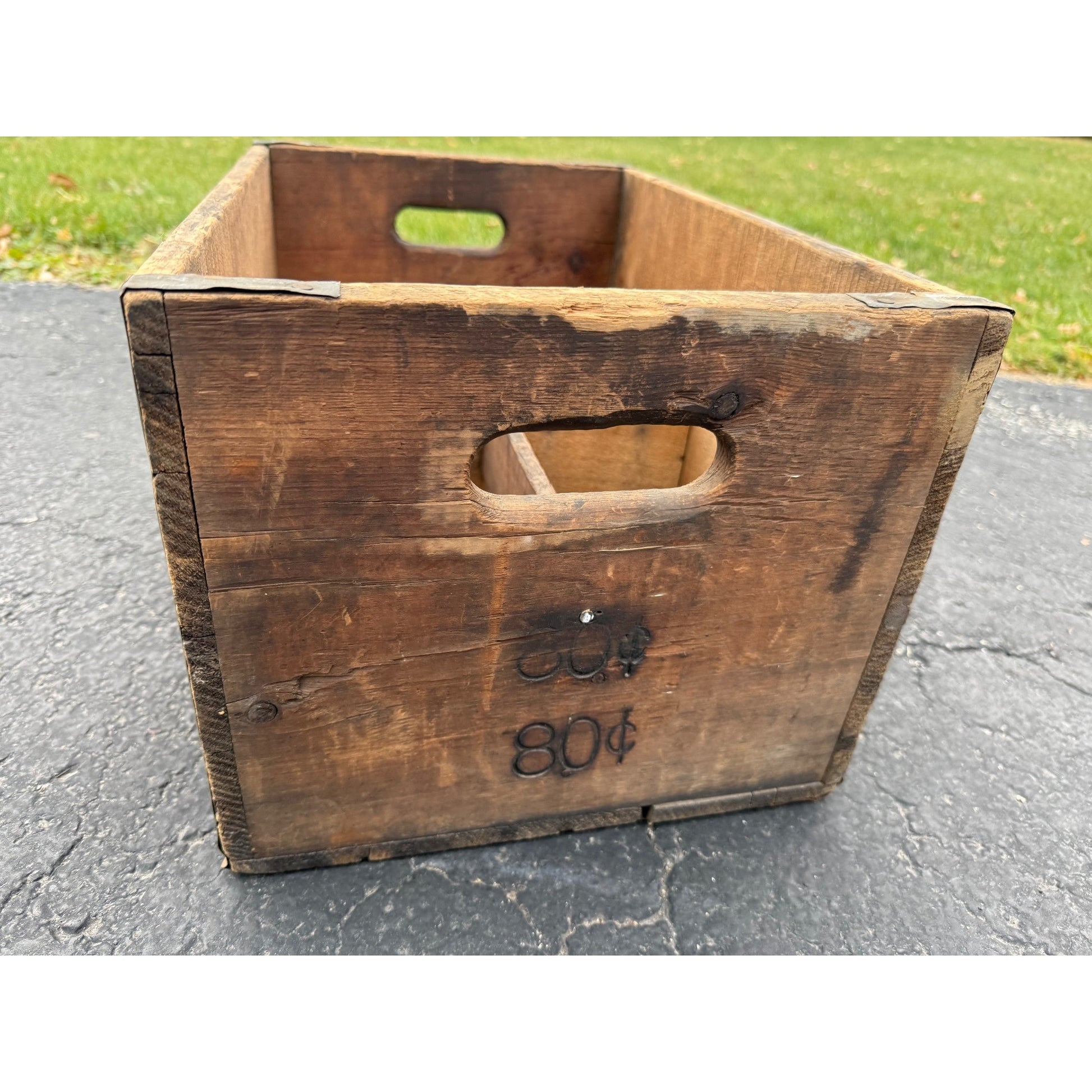 RARE Vintage Fischbach Brewing Co. Milwaukee Wisconsin Wooden Beer Crate Case
