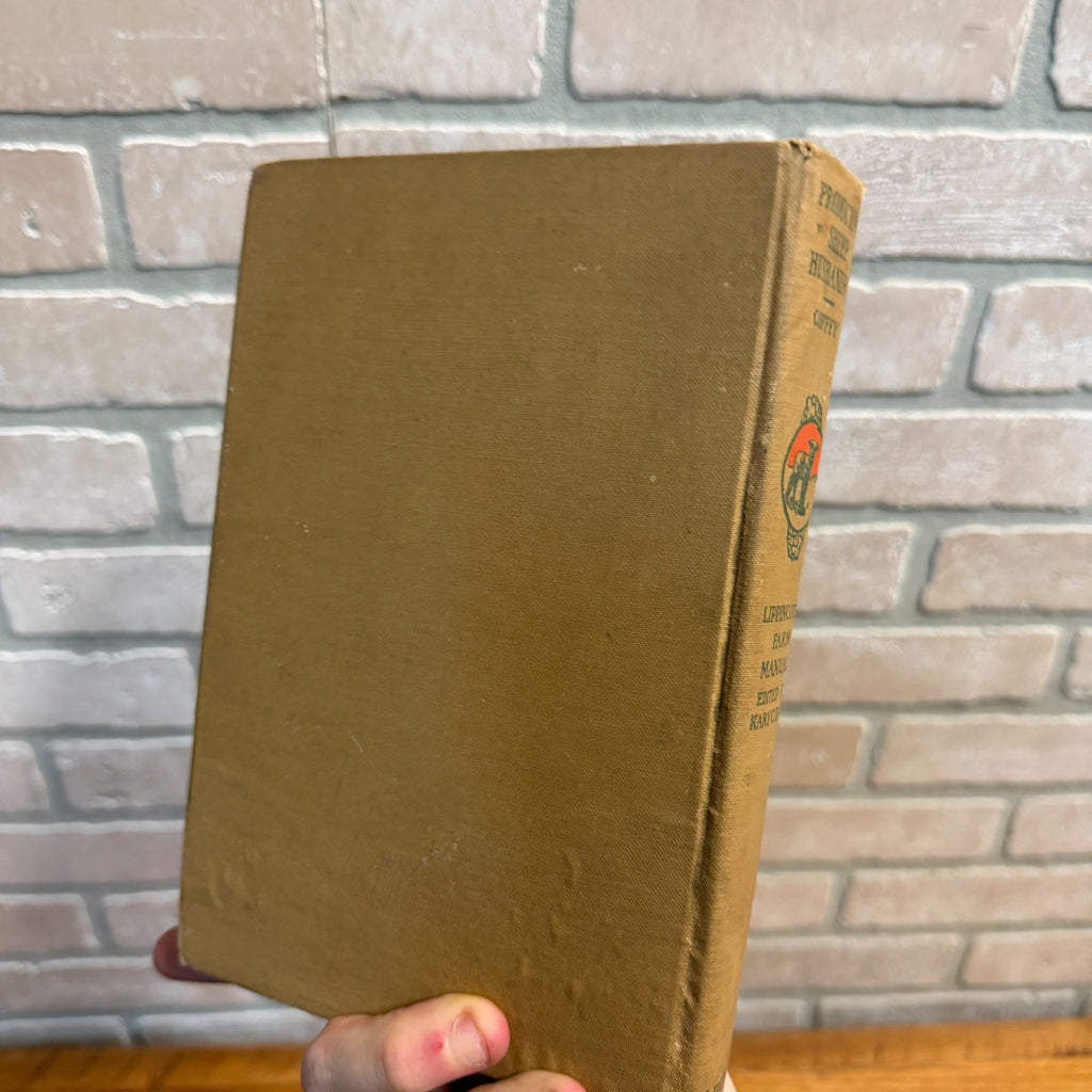 Lippincott’s Farm Manuals Productive Sheep Husbandry WC Coffey 1929 Book Farming
