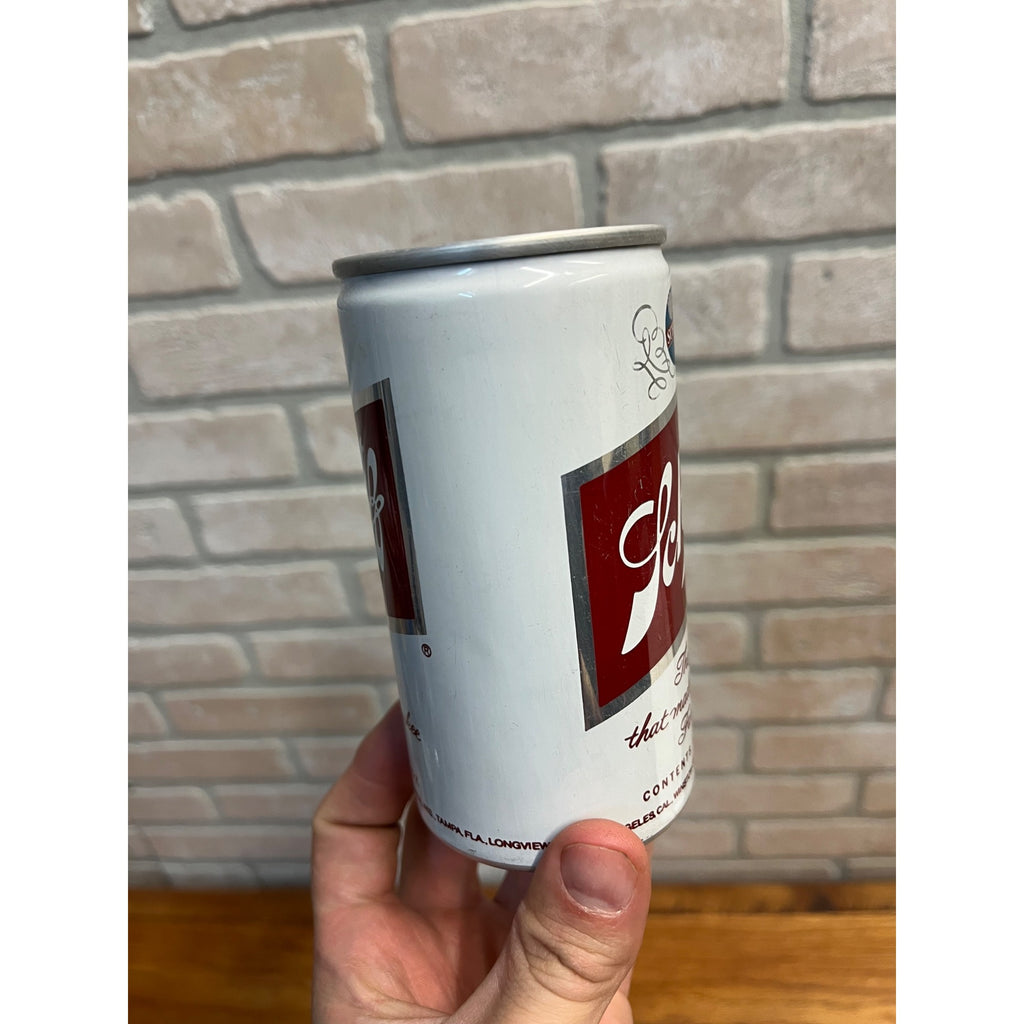 Vintage Schlitz Milwaukee Beer Push First Aluminum Can