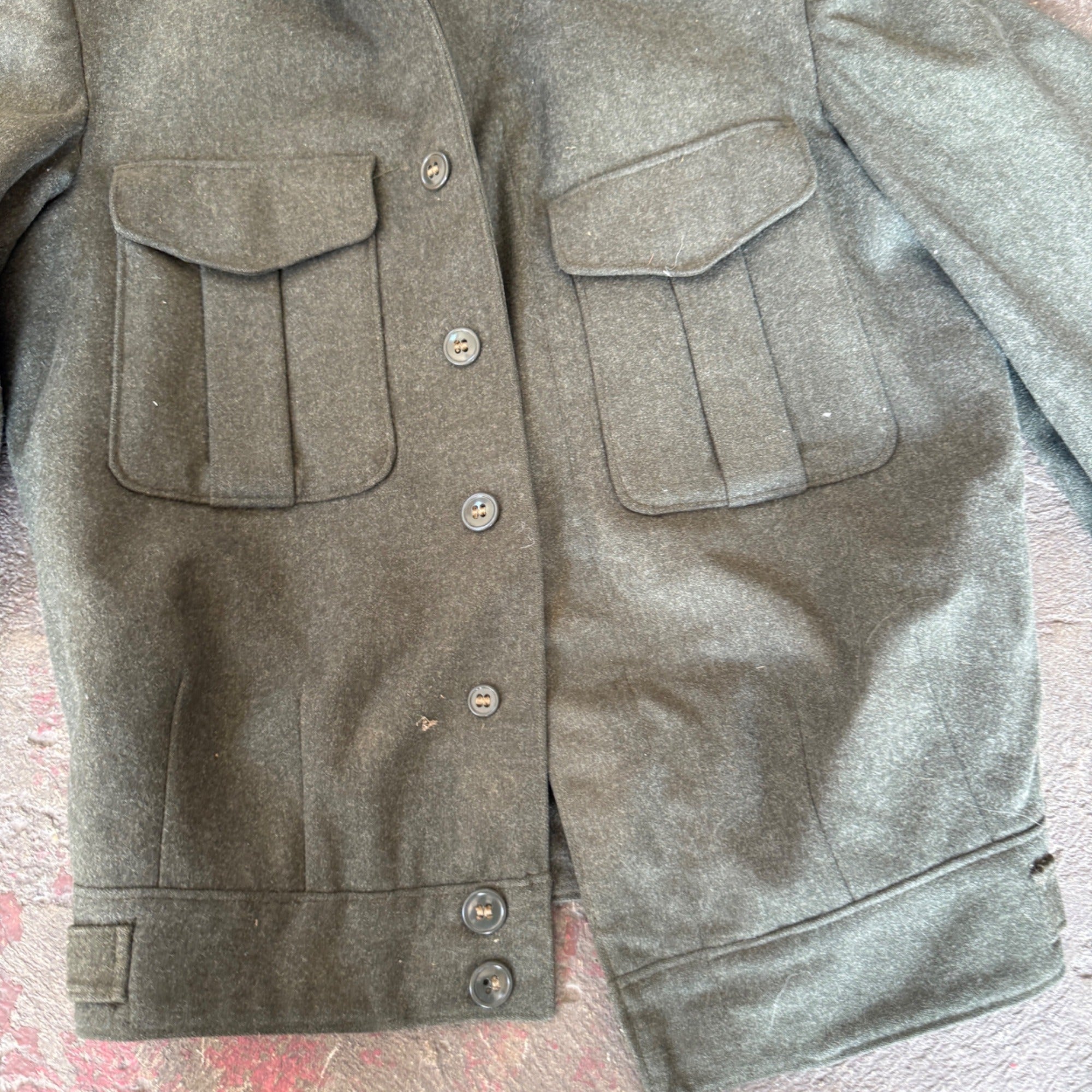 Vintage 1950s 'Eisenhower Jacket" Military Uniform Size 36