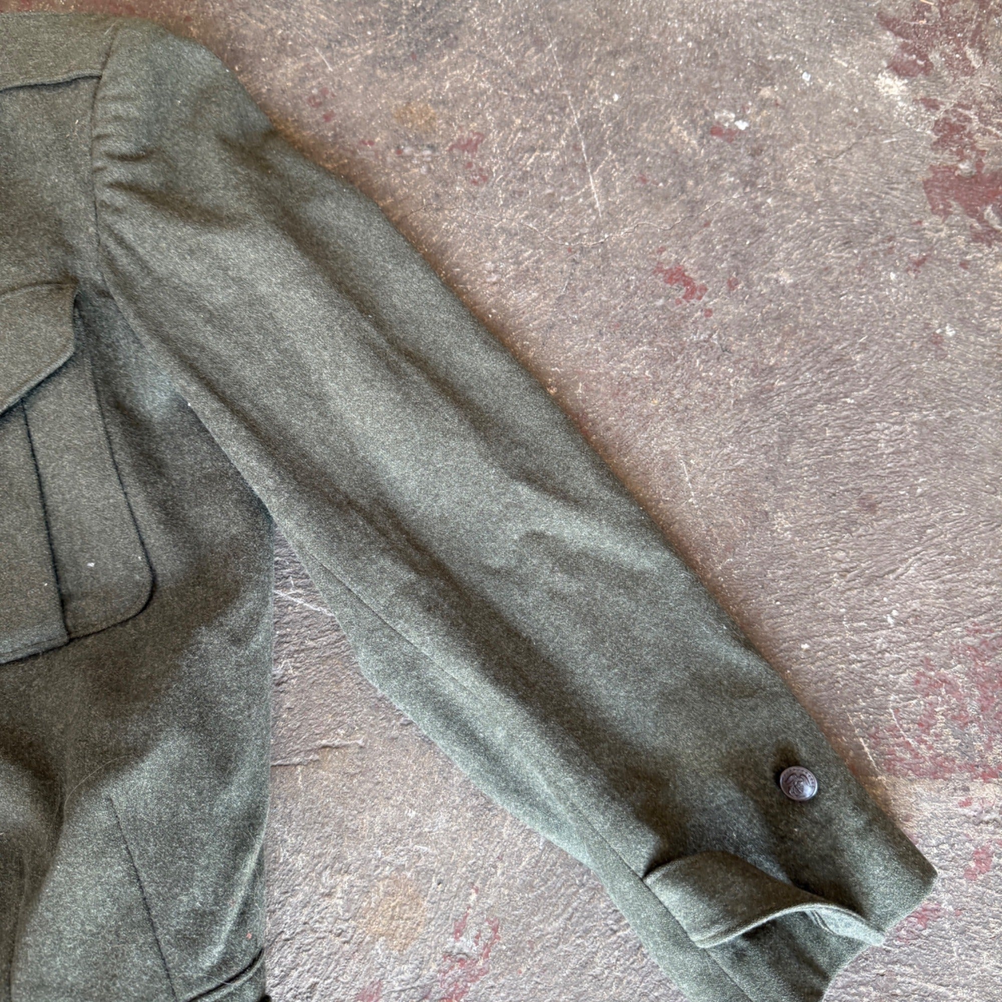 Vintage 1950s 'Eisenhower Jacket" Military Uniform Size 36
