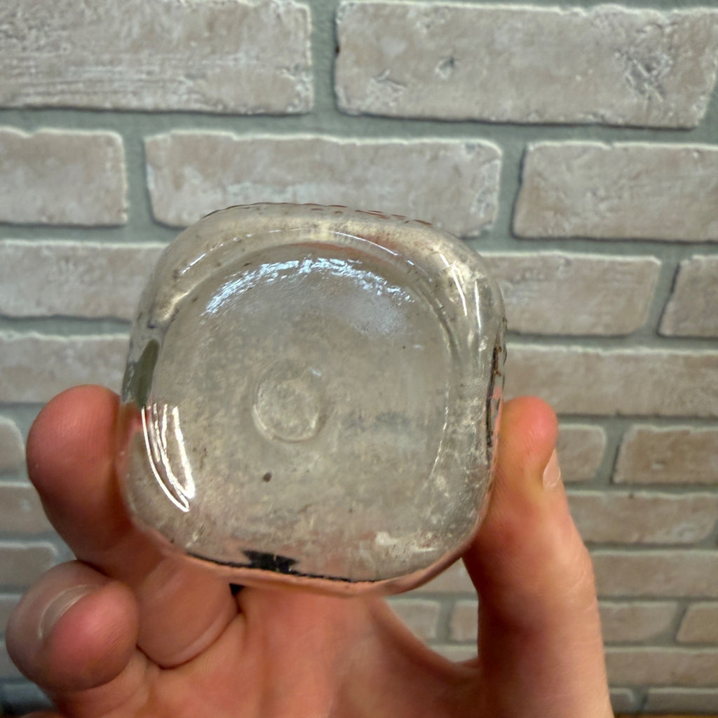 Hartway Dairy Blue Boulder Guernseys Park Falls, Wis. Glass Milk Bottle