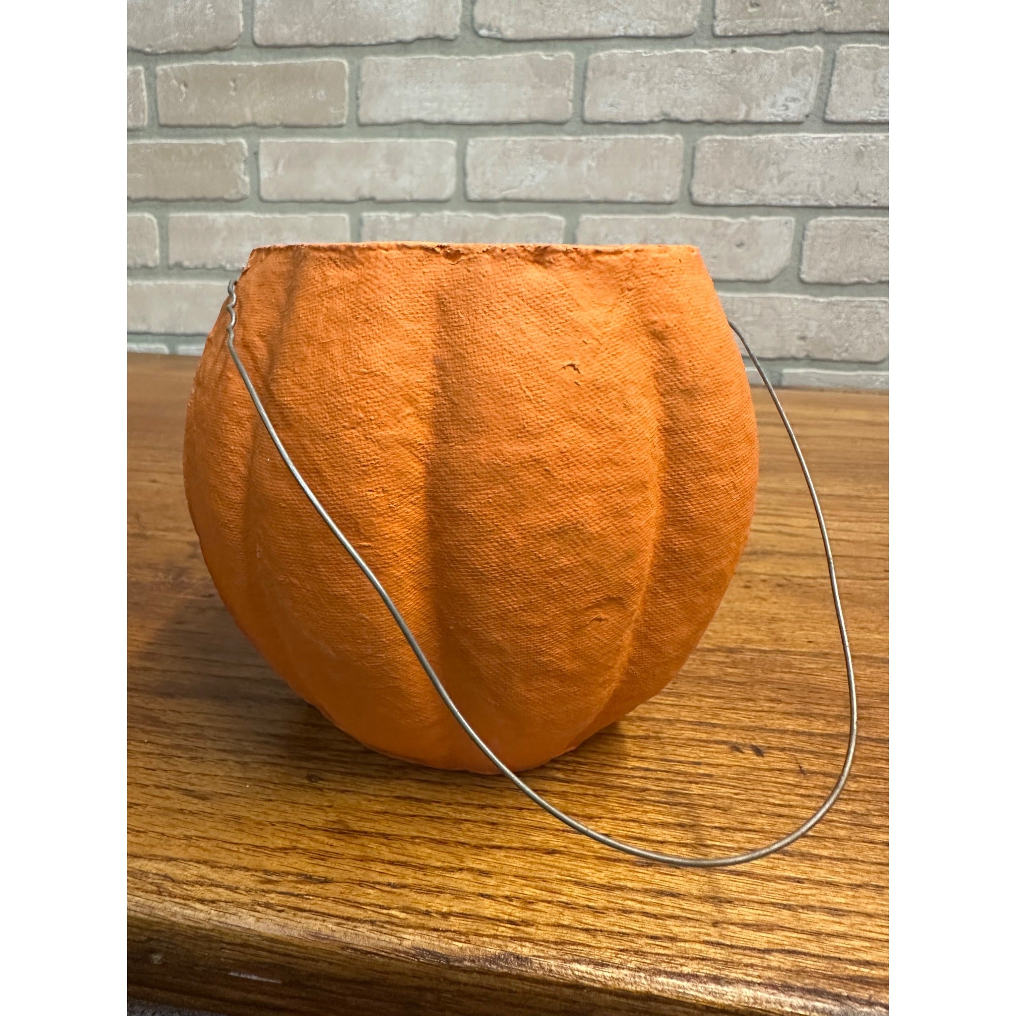 Vintage Halloween Paper Mache Jack O Lantern JOL Choir Boy 5" w/ Insert