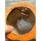 Vintage Halloween Paper Mache Jack O Lantern JOL Choir Boy 5" w/ Insert