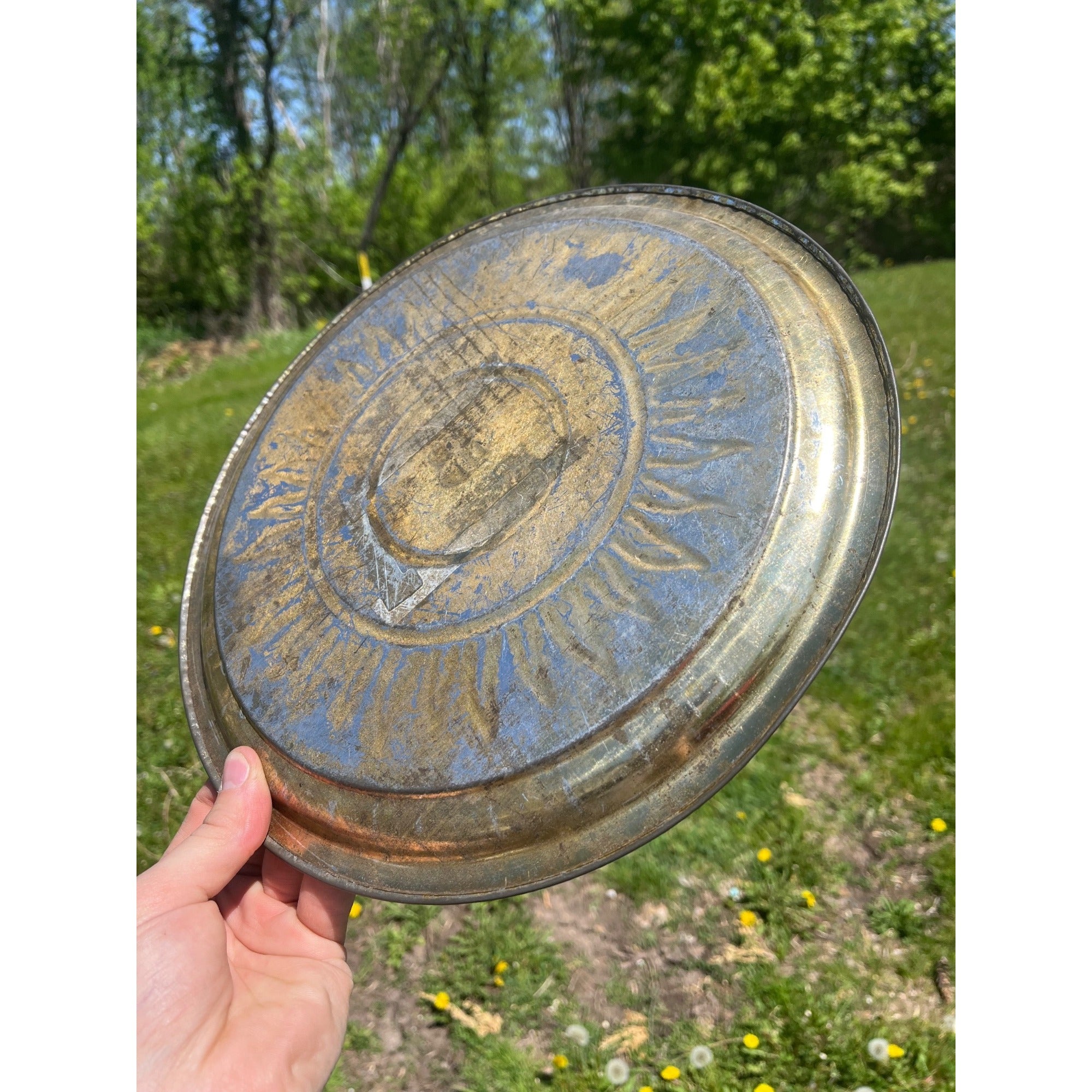 Pre-Prohibition Pabst Blue Ribbon Beer Milwaukee Advertising Serving Tray