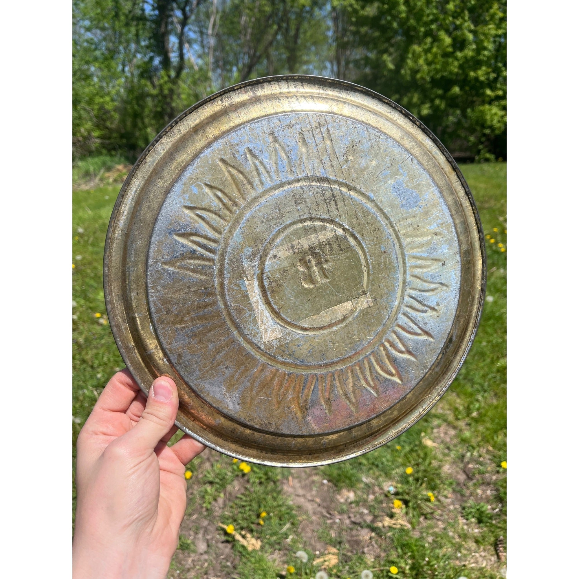 Pre-Prohibition Pabst Blue Ribbon Beer Milwaukee Advertising Serving Tray