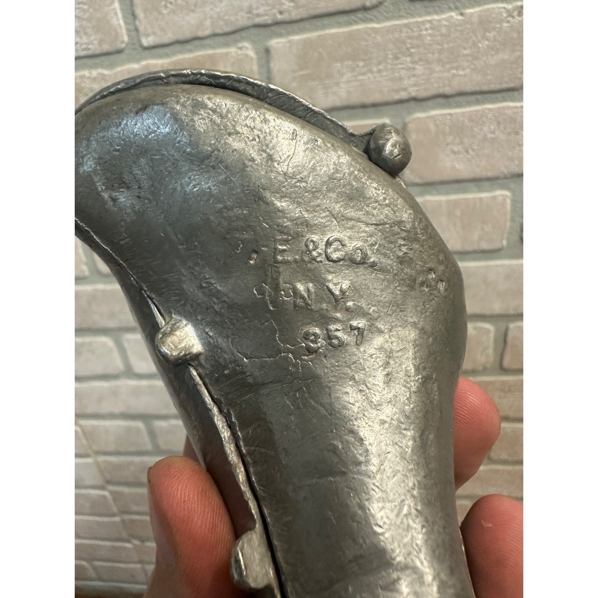 Vintage E & Co Ice Cream Butter Mold Calla Lily Flower New York