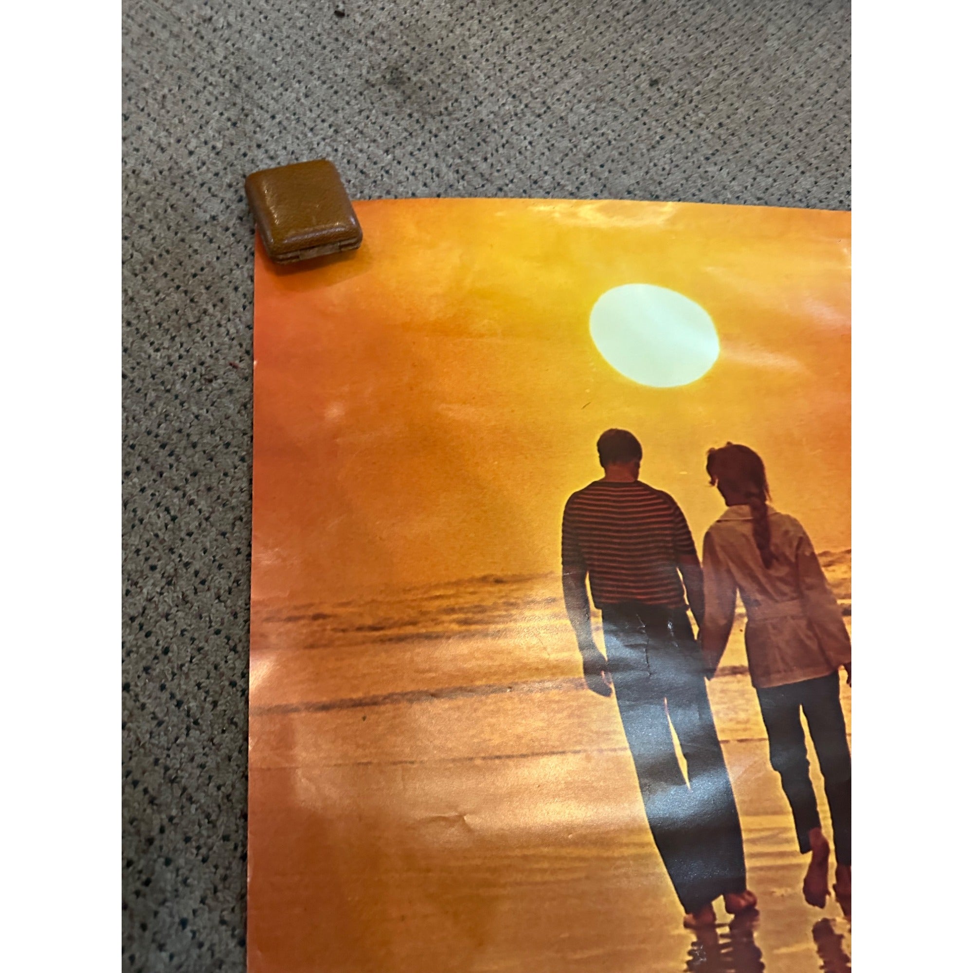 RARE Original Vintage Fly Northwest Orient Airlines Florida Poster Airport Travel