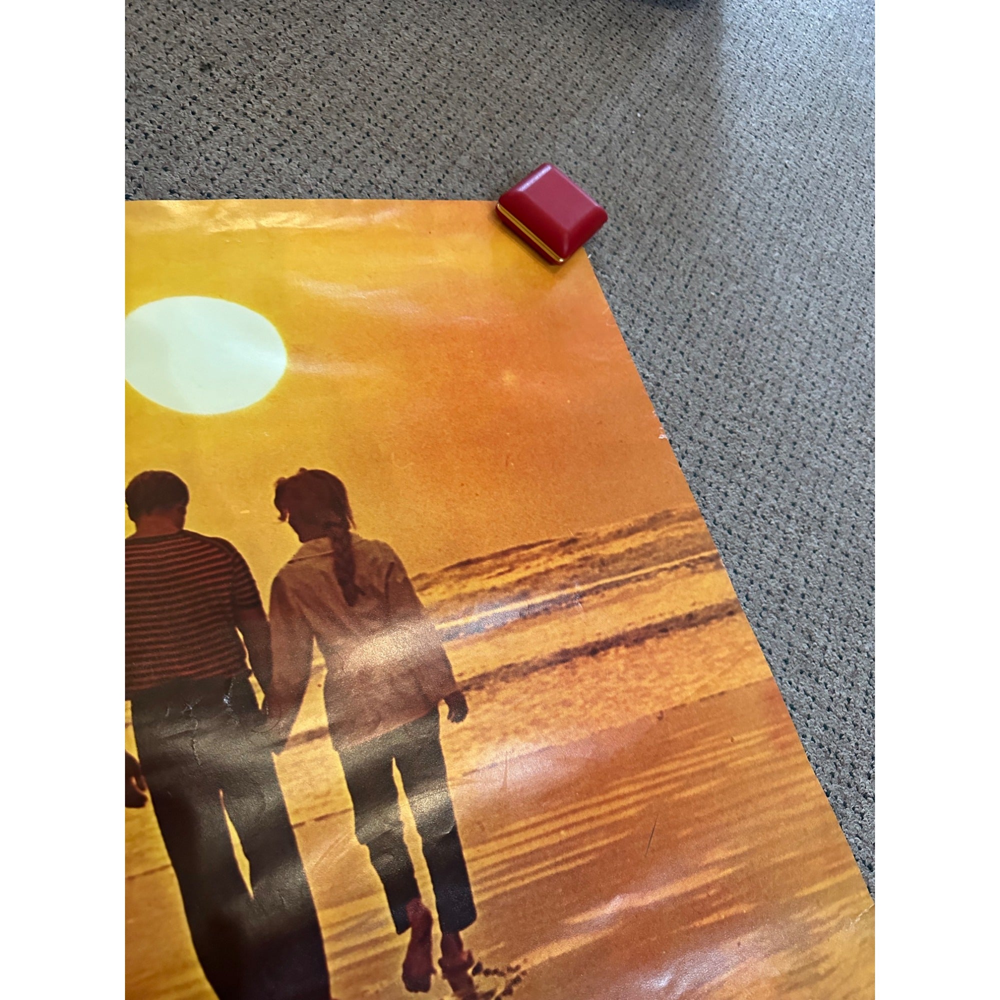 RARE Original Vintage Fly Northwest Orient Airlines Florida Poster Airport Travel