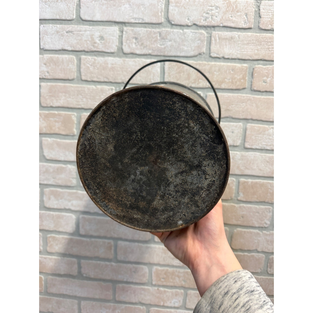 CMSTP&P Railroad Lunch Pail Tin Bucket Chicago Milwaukee St Paul Pacific Bail