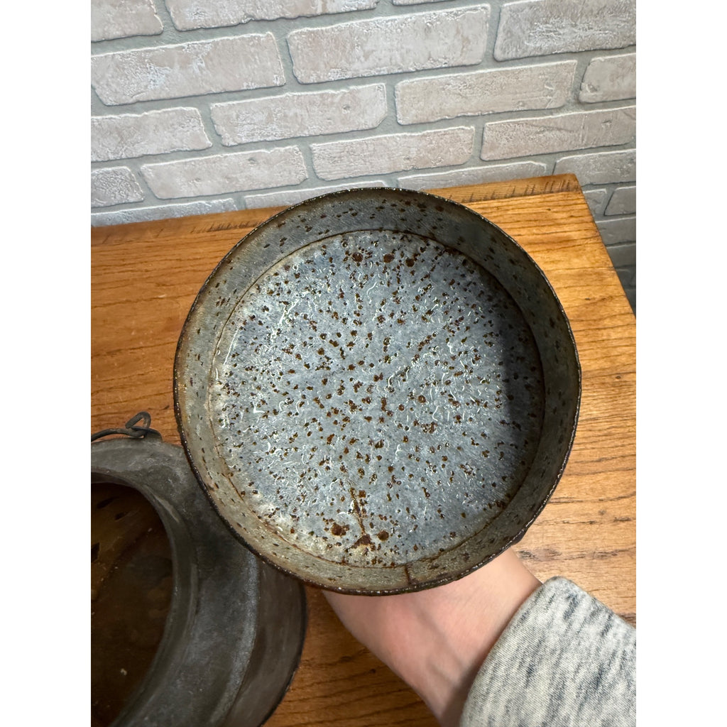 CMSTP&P Railroad Lunch Pail Tin Bucket Chicago Milwaukee St Paul Pacific Bail