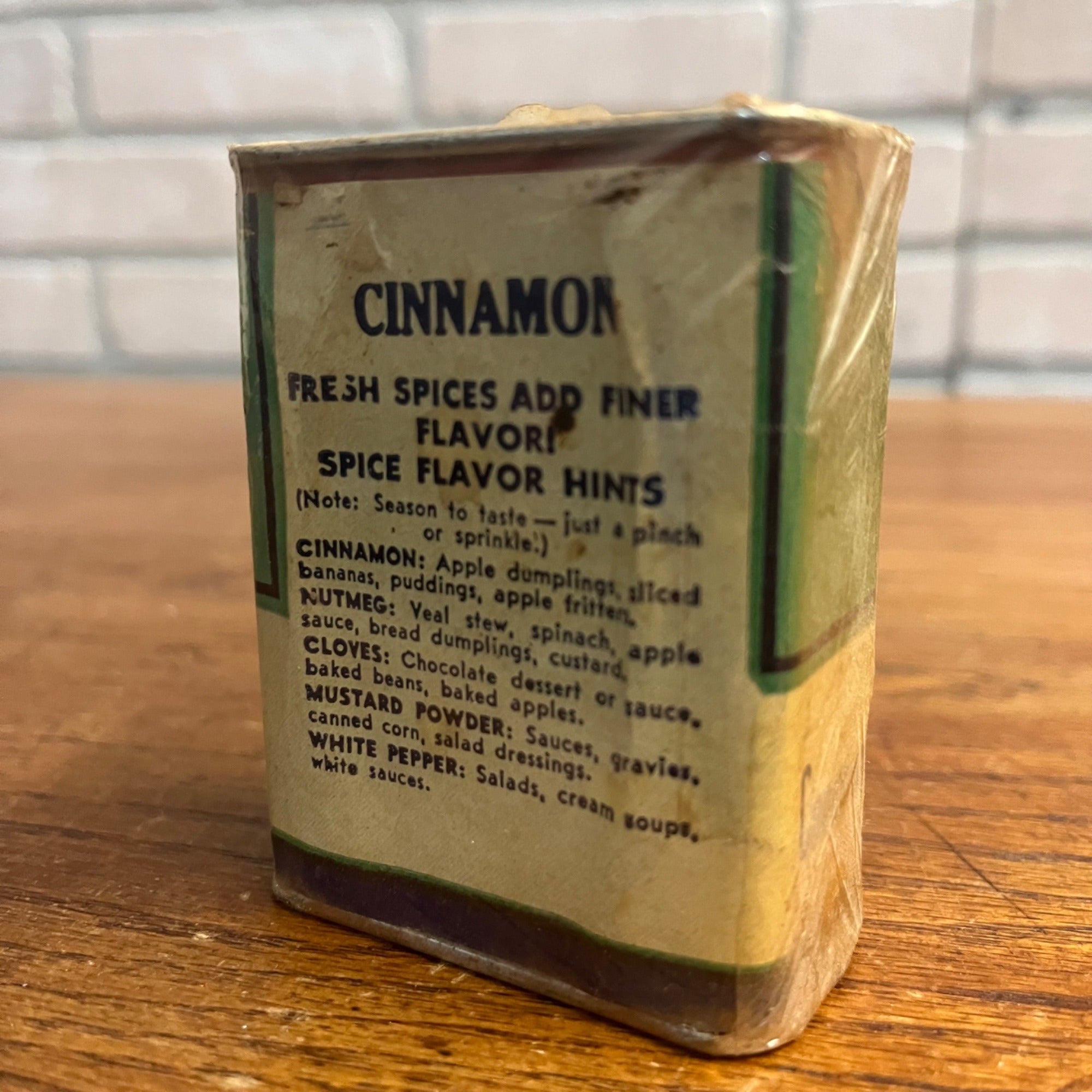 Vintage Valley Queen Wilson Co. Wausau Rhinelander Wisconsin Spice Tin Kitchen