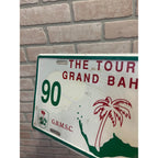 Vintage Metal License Plate The Tour De Grand Bahama G.B.M.S.C.