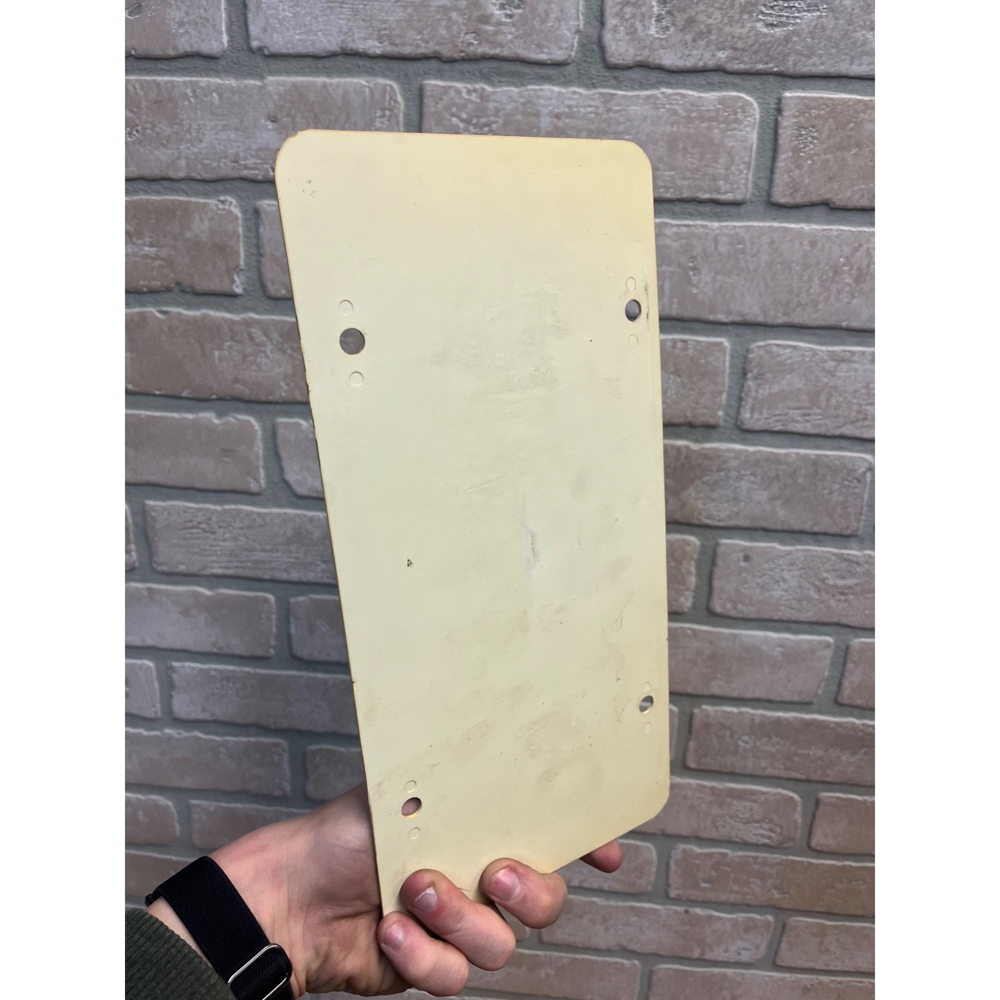 Vintage Dave Smith Buick GMC Trucks Strugis MI Dealership Booster License Plate