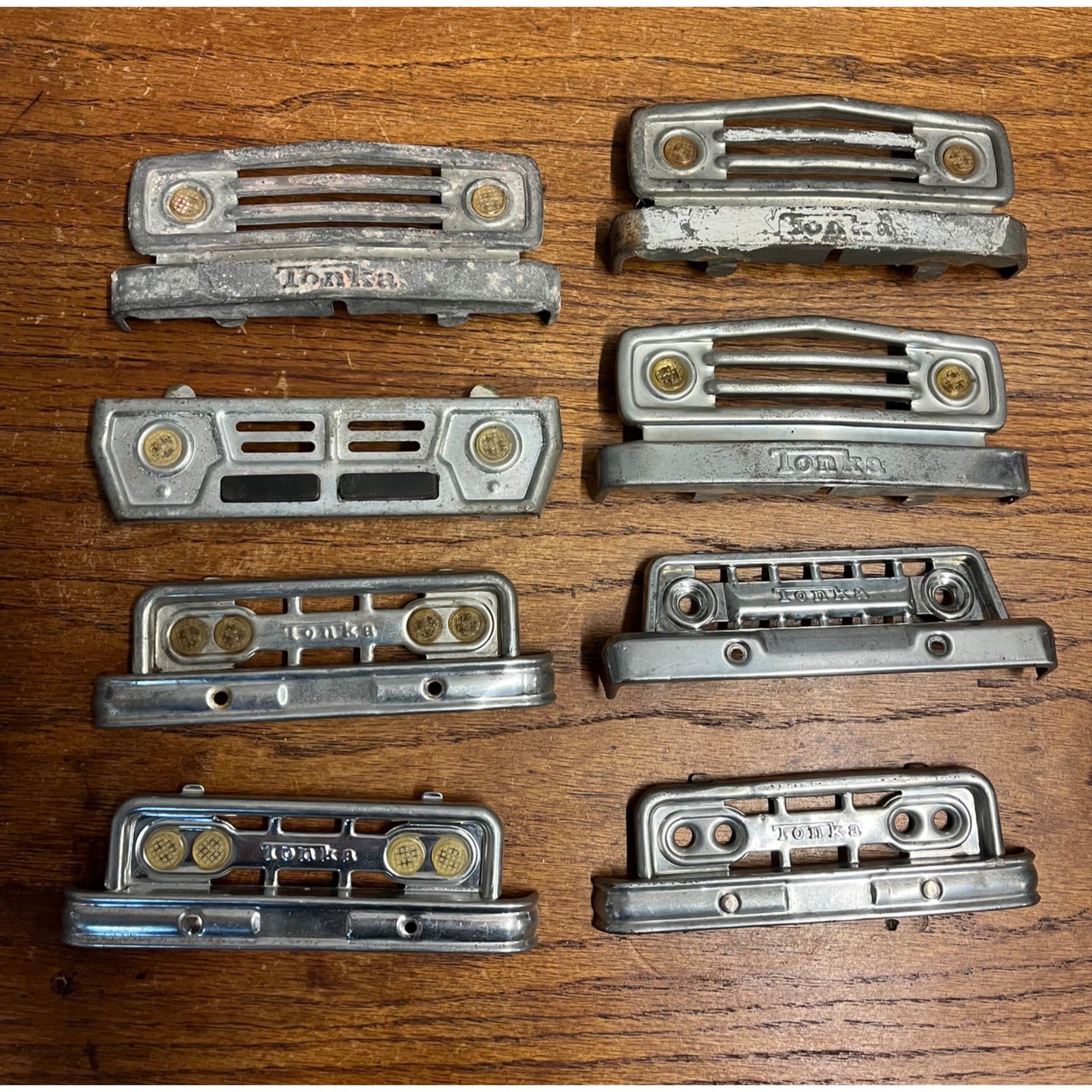 Vintage Original Tonka Front Grille Parts Headlights Truck Toys ++