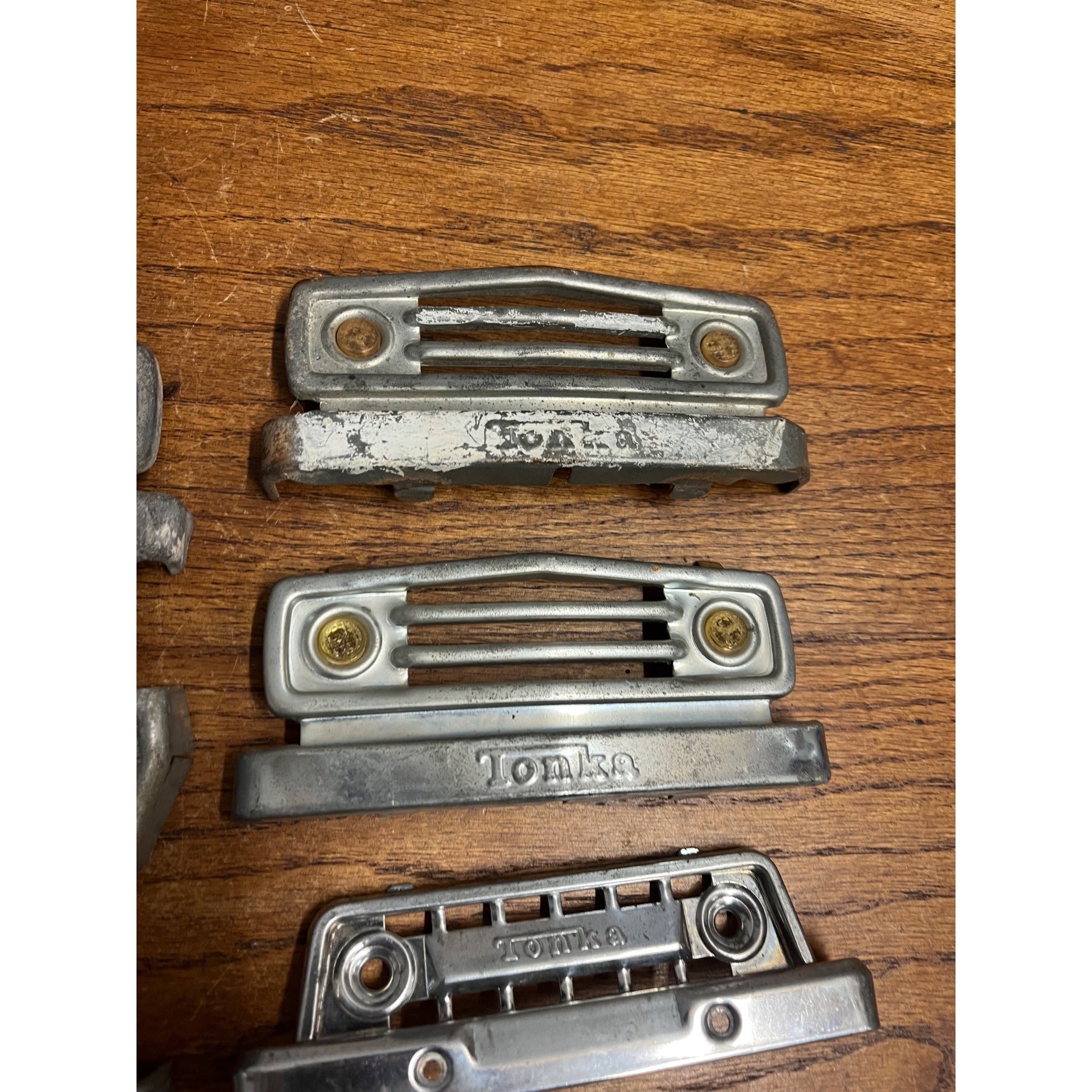 Vintage Original Tonka Front Grille Parts Headlights Truck Toys ++