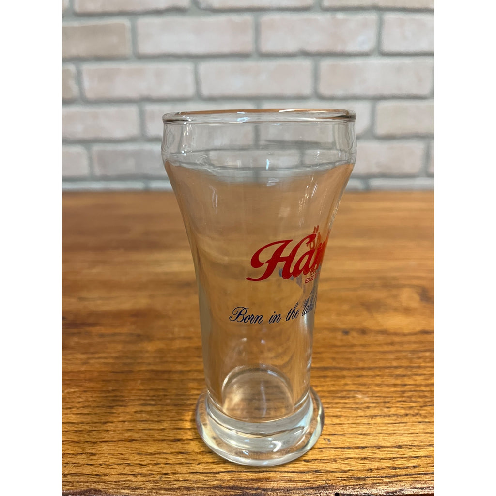 Vintage Hamm's Beer Pilsner Bar Glass Barware Advertising 5-1/8" Land of Sky