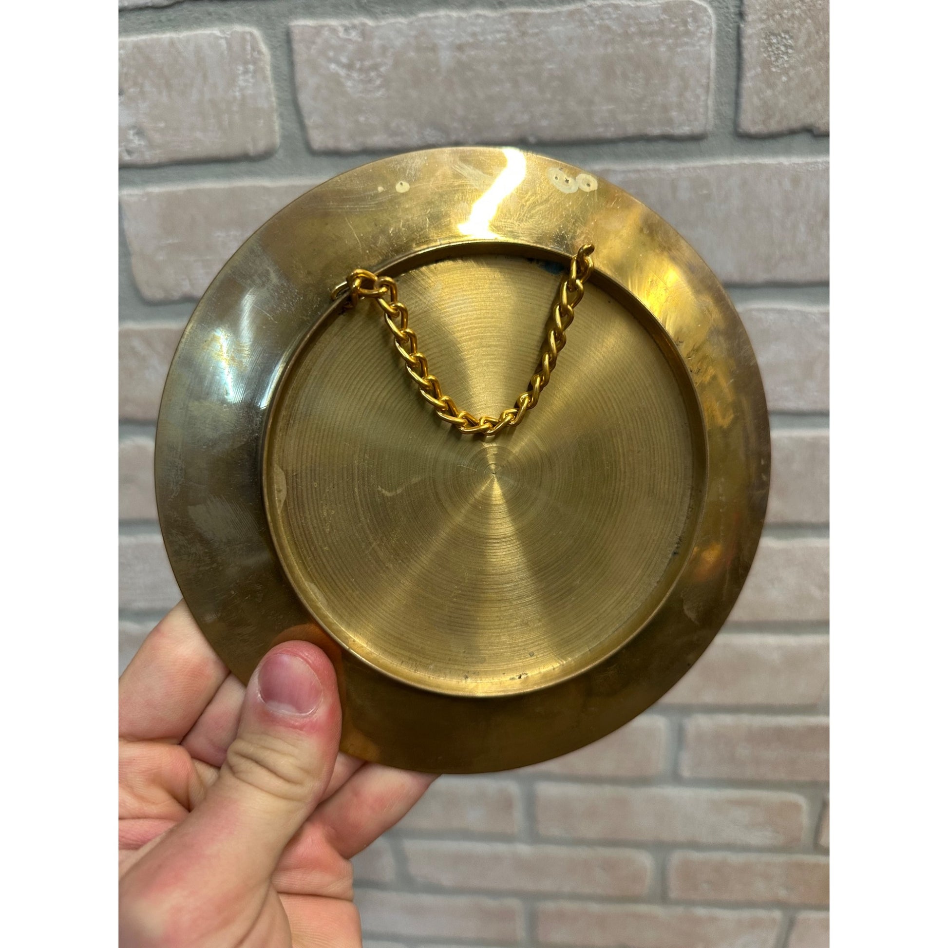 Vintage 1984 Louisiana World Exposition Fair Souvenir Brass Metal Wall Plaque Tray