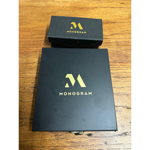 Monogram Bottle Wine Opener Kit Stopper, Pourer, Drip Collar 5-Piece BLK Box Set