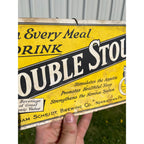 RARE Vintage 1920s Prohibition Adam Scheidt Brewing Co. Double Stout Sign