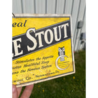 RARE Vintage 1920s Prohibition Adam Scheidt Brewing Co. Double Stout Sign