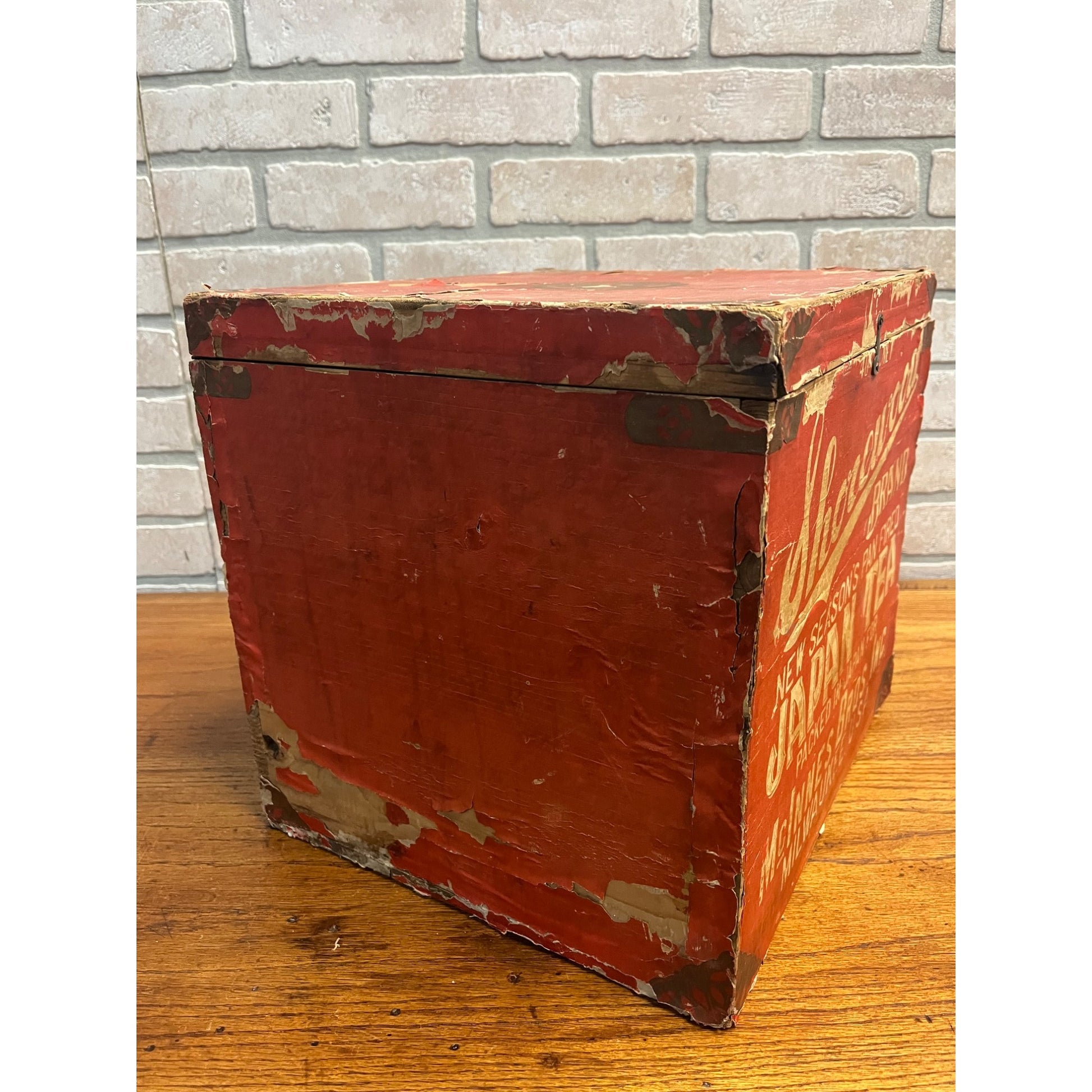 Vintage 1900s Shorewood Brand Japan Tea Advertising Box McInnis Bros Milwaukee