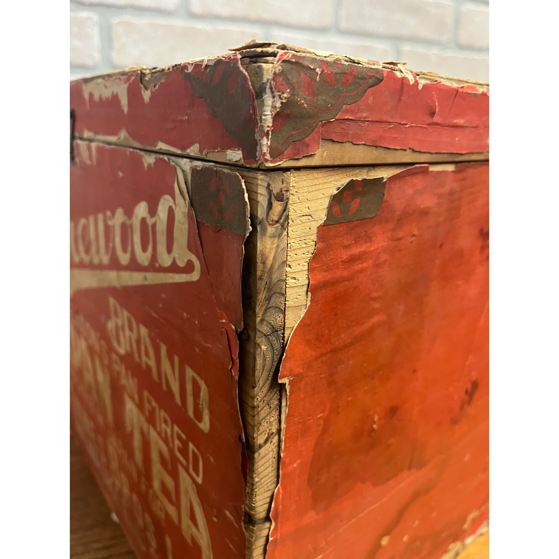 Vintage 1900s Shorewood Brand Japan Tea Advertising Box McInnis Bros Milwaukee