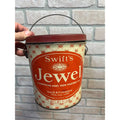 Vintage Swift's Jewel Shortening Bucket Tin Pail Advertising Chicago USA