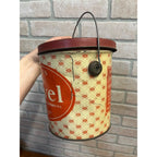 Vintage Swift's Jewel Shortening Bucket Tin Pail Advertising Chicago USA