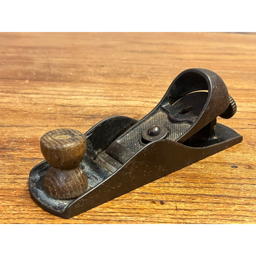 Vintage 7.25"  Fulton Block Plane Woodworking Tool Planer