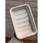 Antique Ironstone Porcelain Soap Dish Architectural Salvage 5" x 3.5"