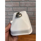 Antique Ironstone Porcelain Soap Dish Architectural Salvage 5" x 3.5"