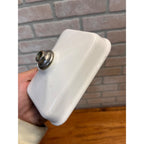 Antique Ironstone Porcelain Soap Dish Architectural Salvage 5" x 3.5"