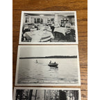 Red Arrow Lodge Tomahawk Wisconsin  Postcard Cabin Lake Lot RPPC