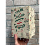 Vintage Christmas Paragon Victrylite Candle Co Creations Oshkosh Wis Empty Box