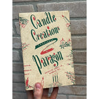 Vintage Christmas Paragon Victrylite Candle Co Creations Oshkosh Wis Empty Box