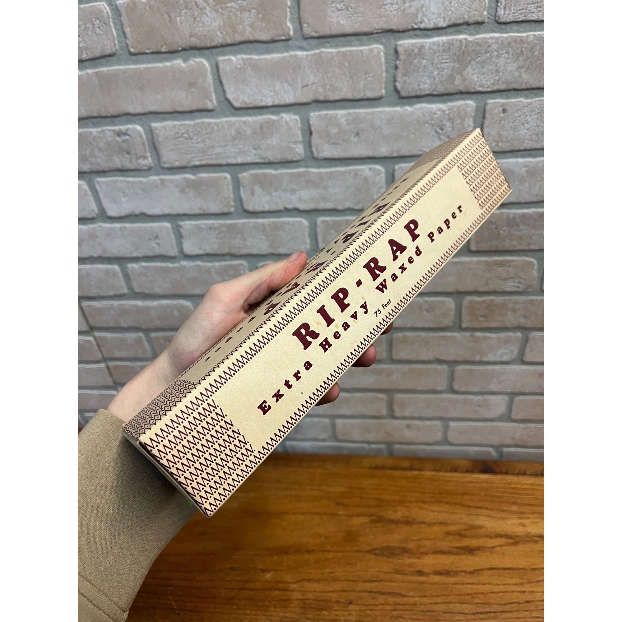 Vintage 1950s Rip-Rap Waxed Paper Baking Original Box Marcal Inc Chicago NOS NEW