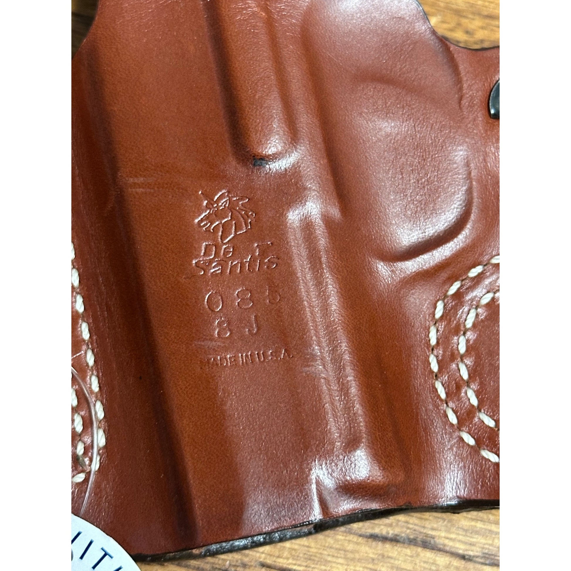 Desantis Thumb break Mini Slide Holster Leather Brown NEW Right Handed 085