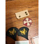 Vintage WWII Soldier Estate Lot Medals Service Patches Bars Ephemera