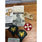 Vintage WWII Soldier Estate Lot Medals Service Patches Bars Ephemera