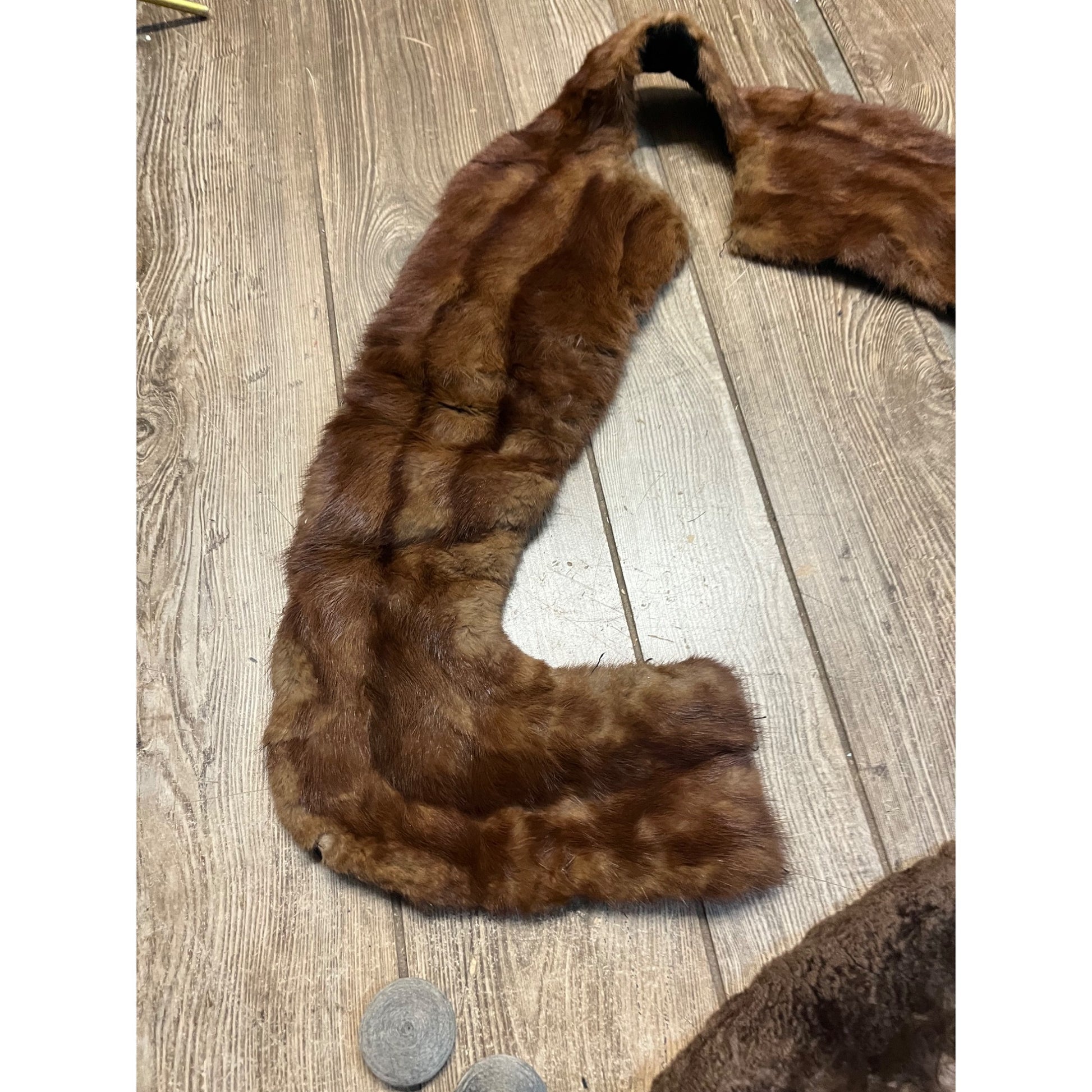 Vintage Lot Genuine Fur Collar Scarfs, Cuffs, etc Rabbit Mink?